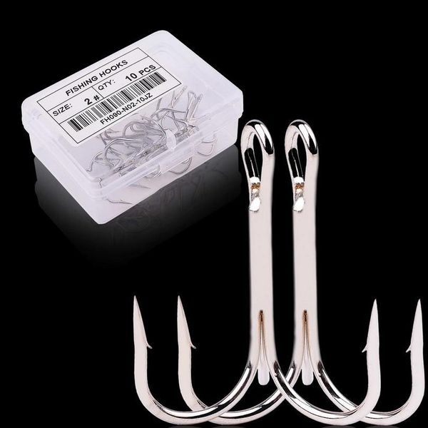 10pc/ box treble fishing hooks 2/4/6/8/10# high carbon steel jig head treble fishing hook carp fishing tackle white f jllbkk
10pc/ box treble fishing hooks 2/4/6/8/10# high carbon steel jig head treble fishing hook carp fishing tackle white f jllbkk