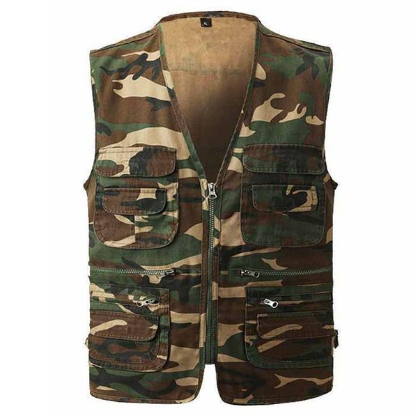 men's vests cotton camouflage waistcoat army tactical pographer sleeveless uniform camo military vest fishing hunting clothes, Black;white
men's vests cotton camouflage waistcoat army tactical pographer sleeveless uniform camo military vest fishing hunting clothes, Black;white