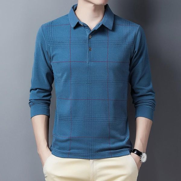 men's polos fashion thick shirts men business long sleeve tee shirt warm slim fit plaid camisa t966, White;black
men's polos fashion thick shirts men business long sleeve tee shirt warm slim fit plaid camisa t966, White;black