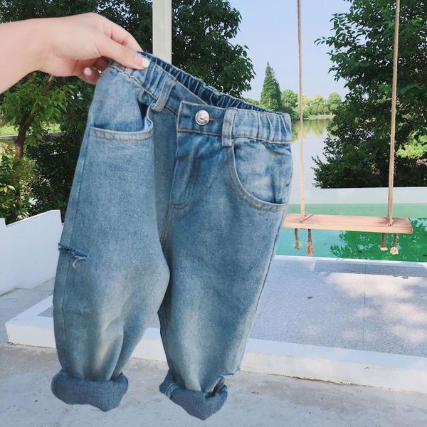 jeans spring autumn boys girls fashion side broken denim pants 2021 kids children ripped, Blue
jeans spring autumn boys girls fashion side broken denim pants 2021 kids children ripped, Blue