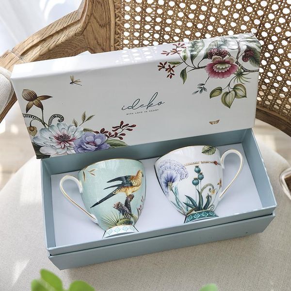 cups & saucers 2pcs/set european idyllic style bone china coffee cup and saucer ceramic mug couple water home drinkingware wedding gift
cups & saucers 2pcs/set european idyllic style bone china coffee cup and saucer ceramic mug couple water home drinkingware wedding gift