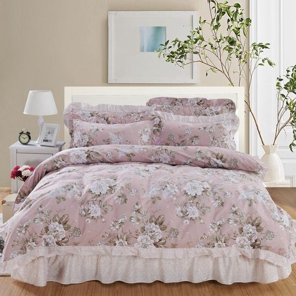 bedding sets 100%cotton duvet cover set with quilted bedspread pillow shams 4/6pcs vintage garden flower coverlet soft breathable
bedding sets 100%cotton duvet cover set with quilted bedspread pillow shams 4/6pcs vintage garden flower coverlet soft breathable