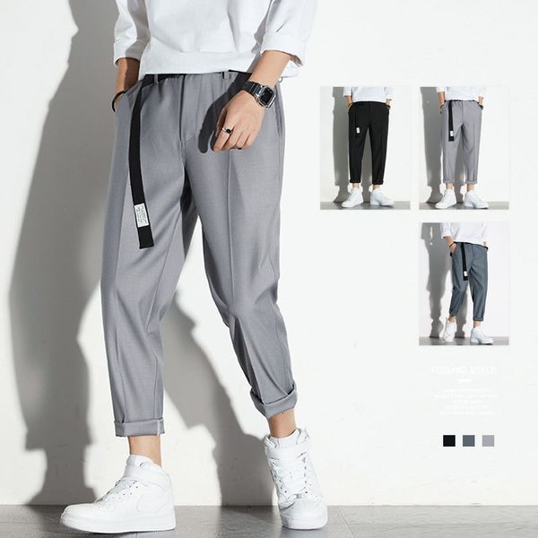 new send belt 2021 casual male silk-fashion lean fit 3 color suit big m-4xl pants c722, Black
new send belt 2021 casual male silk-fashion lean fit 3 color suit big m-4xl pants c722, Black