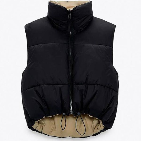 cropped vest women coat sleeveless down jacket parkas waistcoat down coat female outerwear chic chalecos para mujer 2021, Black;white
cropped vest women coat sleeveless down jacket parkas waistcoat down coat female outerwear chic chalecos para mujer 2021, Black;white