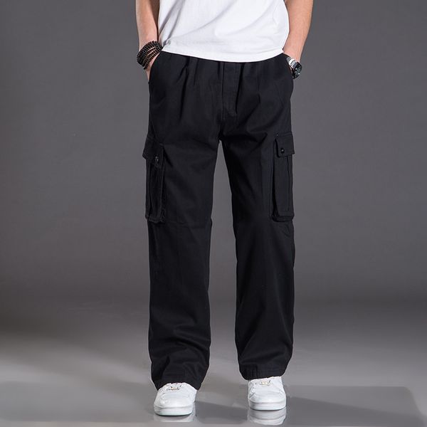 fat casual pants men's loose casual fashion pants plus fat increase autumn and winter fat guy pants large size multi-pocket overalls, Black
fat casual pants men's loose casual fashion pants plus fat increase autumn and winter fat guy pants large size multi-pocket overalls, Black