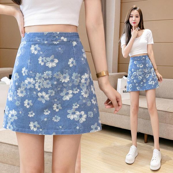 skirts floral skirt women's summer 2021 style high waist slim a-line anti light hip denim, Black
skirts floral skirt women's summer 2021 style high waist slim a-line anti light hip denim, Black