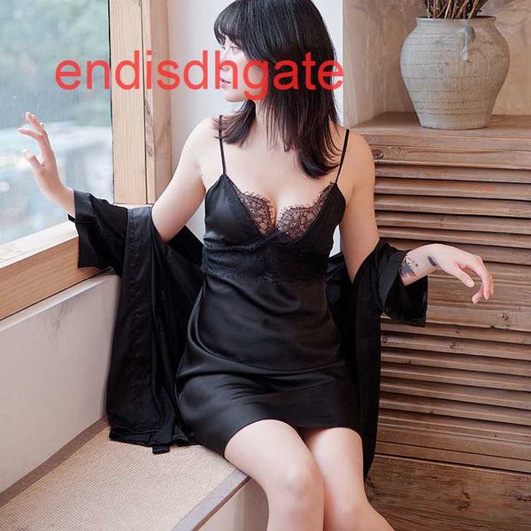 suspender, autumn silk women's bra, spring nightgown, and two piece suit, lace pajama style, Black;white
suspender, autumn silk women's bra, spring nightgown, and two piece suit, lace pajama style, Black;white