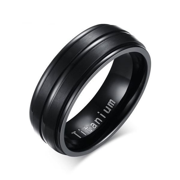 wedding rings lateefah classic black 100% titanium carbide for men 3 lines 8mm wide engagement anel jewelry, Slivery;golden
wedding rings lateefah classic black 100% titanium carbide for men 3 lines 8mm wide engagement anel jewelry, Slivery;golden