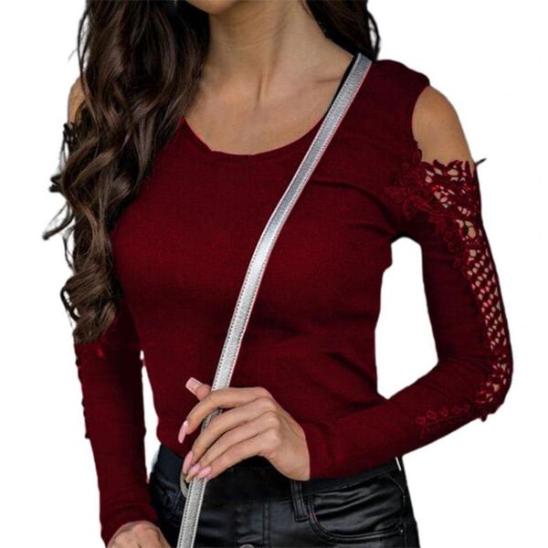 women's blouses & shirts women blusas solid color long sleeve off shoulder embroidery lace hollow out slim fit tunic 2xl mujer de moda, White
women's blouses & shirts women blusas solid color long sleeve off shoulder embroidery lace hollow out slim fit tunic 2xl mujer de moda, White