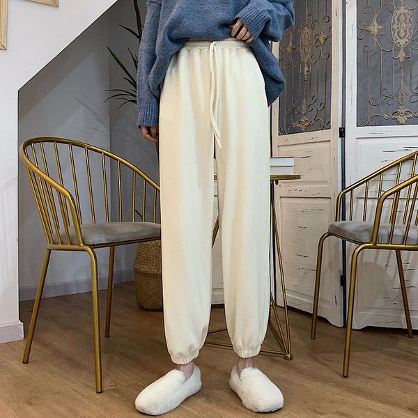 women's pants & capris high waist women loose straight casual pocket lace-up elastic streetwear trouser plus size, Black;white
women's pants & capris high waist women loose straight casual pocket lace-up elastic streetwear trouser plus size, Black;white