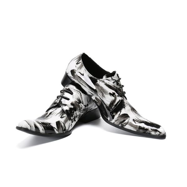 dress shoes black white print genuine leather men oxford square toe lace up party big size fashion formal brogue man
dress shoes black white print genuine leather men oxford square toe lace up party big size fashion formal brogue man