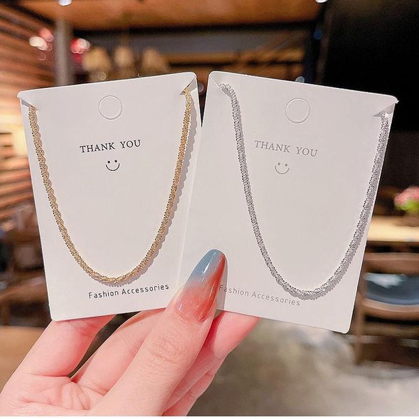 pendant necklaces 1pc version of sparkling snake bone titanium steel necklace female high-end sense simple net celebrity couple clavicle cha, Silver
pendant necklaces 1pc version of sparkling snake bone titanium steel necklace female high-end sense simple net celebrity couple clavicle cha, Silver