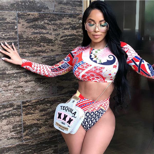 fashion womens long sleeve printed slim swimsuit fit summer bikini designer women bathing suit, White;black
fashion womens long sleeve printed slim swimsuit fit summer bikini designer women bathing suit, White;black