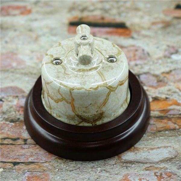 smart home control one gang double way vintage porcelain rotary switch retro wall outlet 240v,10a
smart home control one gang double way vintage porcelain rotary switch retro wall outlet 240v,10a