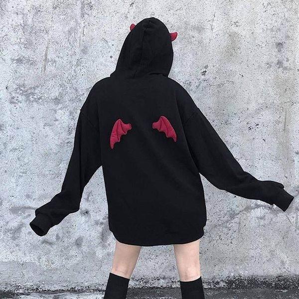 hoodies women halloween little devil wings sweatshirts casual halloween contrast pocket oversized hoodie sweatshirt, Black
hoodies women halloween little devil wings sweatshirts casual halloween contrast pocket oversized hoodie sweatshirt, Black