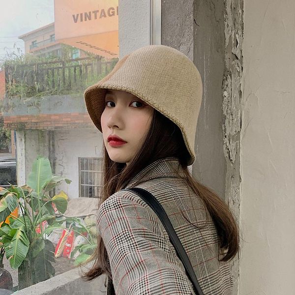 wide brim hats designer harajuku bucket hat for women color blocked fishing caps korea felt wool cloche cap autumn winter warm panama bob, Blue;gray
wide brim hats designer harajuku bucket hat for women color blocked fishing caps korea felt wool cloche cap autumn winter warm panama bob, Blue;gray