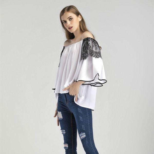 2021 fashion shirt chiffon new summer blouse te cami casual women ladies clothing off shoulder 6mbm, Black
2021 fashion shirt chiffon new summer blouse te cami casual women ladies clothing off shoulder 6mbm, Black