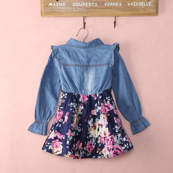 girl's dresses citgeespring autumn kids girl long sleeve jeans splice flower demin summer patchwork tutu dress one-piece, Red;yellow
girl's dresses citgeespring autumn kids girl long sleeve jeans splice flower demin summer patchwork tutu dress one-piece, Red;yellow