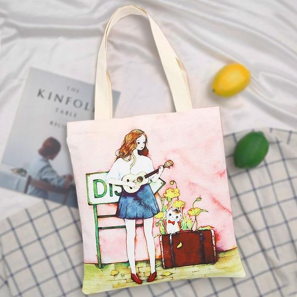 waist bags women canvas shopping bag literary girl pattern print female simple hangbag cloth tote zipper environmental foldable grocery
waist bags women canvas shopping bag literary girl pattern print female simple hangbag cloth tote zipper environmental foldable grocery