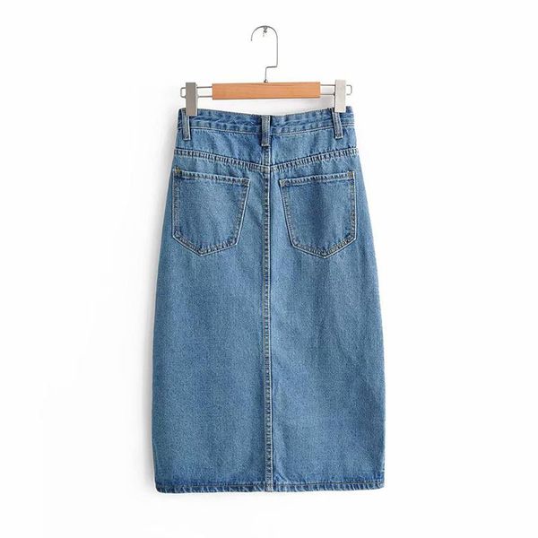 skirts denim for women fashion split mid calf length vintage pocket blue saia ladies high waist midi skirt, Black
skirts denim for women fashion split mid calf length vintage pocket blue saia ladies high waist midi skirt, Black