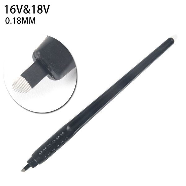 10pcs/lot permanent makeup black disposable microblading pens hand tools 16v /18v 0.18mm pins needles embroidery blades
10pcs/lot permanent makeup black disposable microblading pens hand tools 16v /18v 0.18mm pins needles embroidery blades