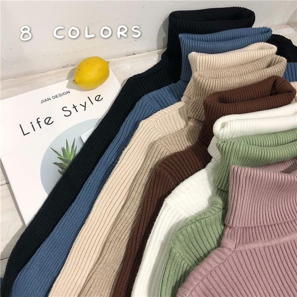 turtleneck sweater womens 2021 autumn winter korean slim women pullover jumper knitted sweater pull femme hiver truien, White;black
turtleneck sweater womens 2021 autumn winter korean slim women pullover jumper knitted sweater pull femme hiver truien, White;black