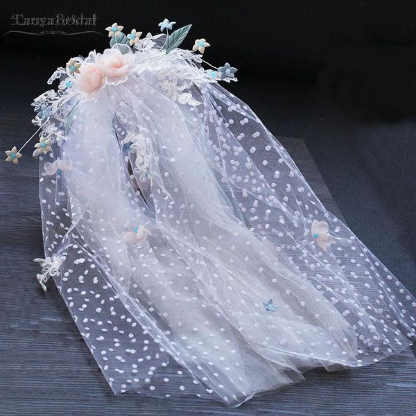 bridal veils fairy flower dot tulle fashion shoulder length wedding accessories for pograph korea veil 60cm dv002, Black
bridal veils fairy flower dot tulle fashion shoulder length wedding accessories for pograph korea veil 60cm dv002, Black