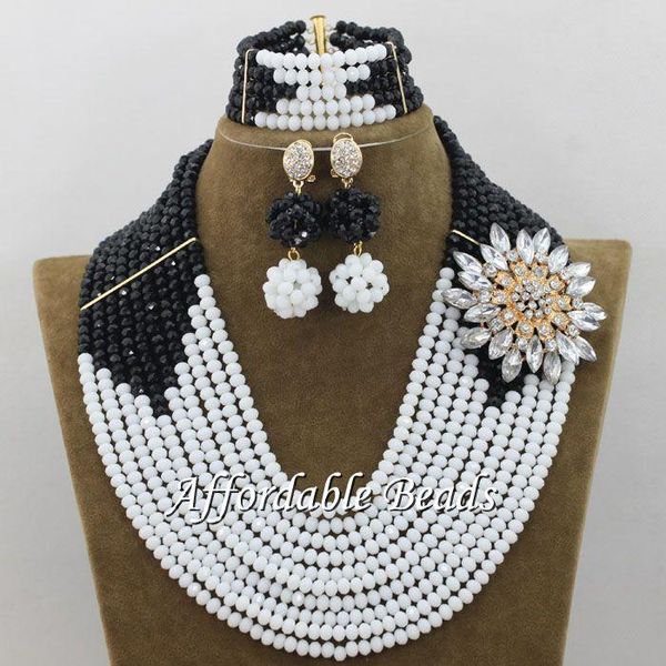 earrings & necklace black white bridal wedding jewelry set dubai gold handmade design wholesale abe135, Silver
earrings & necklace black white bridal wedding jewelry set dubai gold handmade design wholesale abe135, Silver