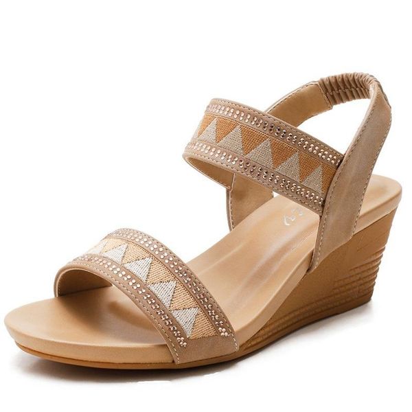 sandals 2021 summer bohemian vacation thick-soled open toe casual fashion platform tide slope with women, Black
sandals 2021 summer bohemian vacation thick-soled open toe casual fashion platform tide slope with women, Black