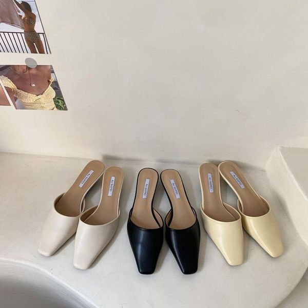 shoes woman 2021 female slippers med shallow thin heels square toe mules new cover strange style rubber slides pu basic, Black
shoes woman 2021 female slippers med shallow thin heels square toe mules new cover strange style rubber slides pu basic, Black