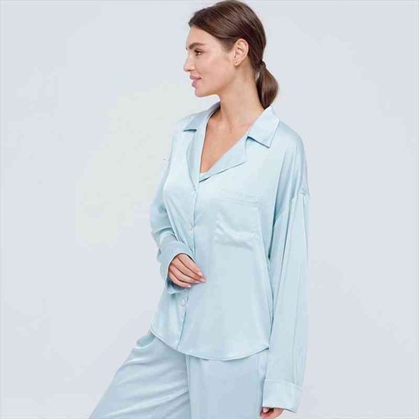 spring satin sleepwear women pajama solid home suit set female pajamas loose basic two piece set elegant lounge, Black;red
spring satin sleepwear women pajama solid home suit set female pajamas loose basic two piece set elegant lounge, Black;red