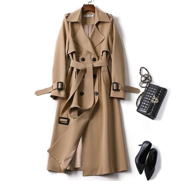 women's trench coats windbreaker mid-length 20 autumn and winter fashion british style slim-fit over-the-knee coat double-breasted jack, Tan;black
women's trench coats windbreaker mid-length 20 autumn and winter fashion british style slim-fit over-the-knee coat double-breasted jack, Tan;black