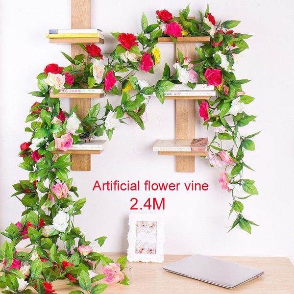 decorative flowers & wreaths 2.4m landscaping necessary rose flower string fashion emulation simulation vines artificial festive
decorative flowers & wreaths 2.4m landscaping necessary rose flower string fashion emulation simulation vines artificial festive