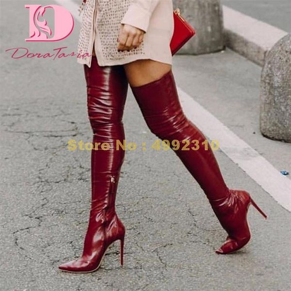 boots fashion ladies over the knee pointed toe zip thin high heels thigh women shoes, Black
boots fashion ladies over the knee pointed toe zip thin high heels thigh women shoes, Black