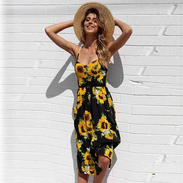 summer sunflower print button beach dress women s-2xl pocket midi dress slip ladies vestido verano, Black;gray
summer sunflower print button beach dress women s-2xl pocket midi dress slip ladies vestido verano, Black;gray