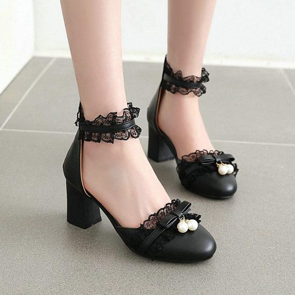 dress shoes ippeum princess lolita girls mary janes women sweet party cosplay wedding pumps chunky med heels, Black
dress shoes ippeum princess lolita girls mary janes women sweet party cosplay wedding pumps chunky med heels, Black