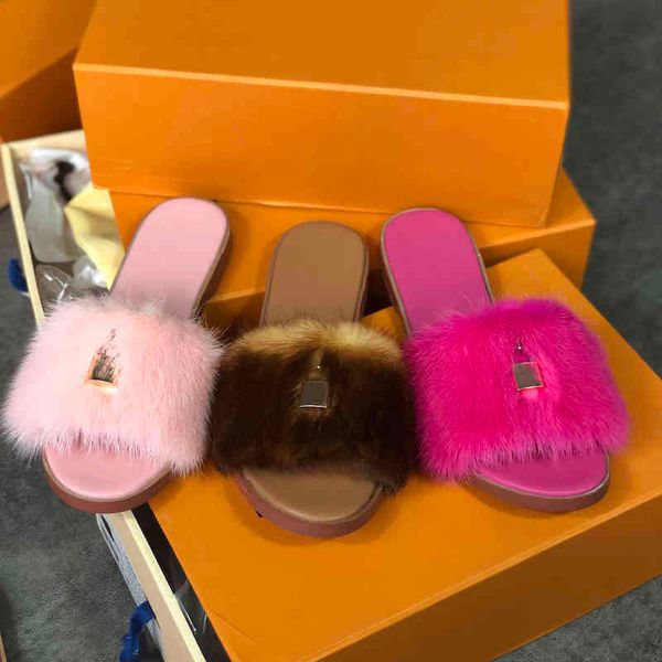 women fur sandals fashion slides slippers lock it flat mules mink slipper ladies beach party shoes size 35-42, Black
women fur sandals fashion slides slippers lock it flat mules mink slipper ladies beach party shoes size 35-42, Black