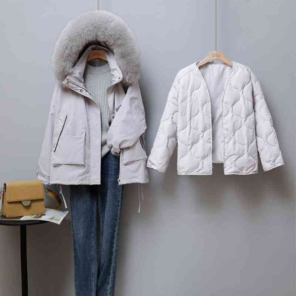 fitaylor - women's royal fur hooded et, white down coat, warm detachable clothing, winter novelty 90%, Black
fitaylor - women's royal fur hooded et, white down coat, warm detachable clothing, winter novelty 90%, Black