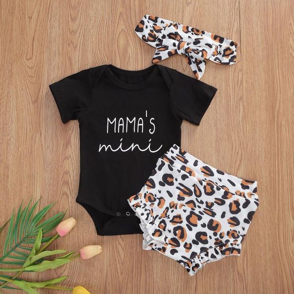 clothing sets baby & children's 0-24m born girls boys clothes leopard letter short sleeve romper +shorts headband, White
clothing sets baby & children's 0-24m born girls boys clothes leopard letter short sleeve romper +shorts headband, White