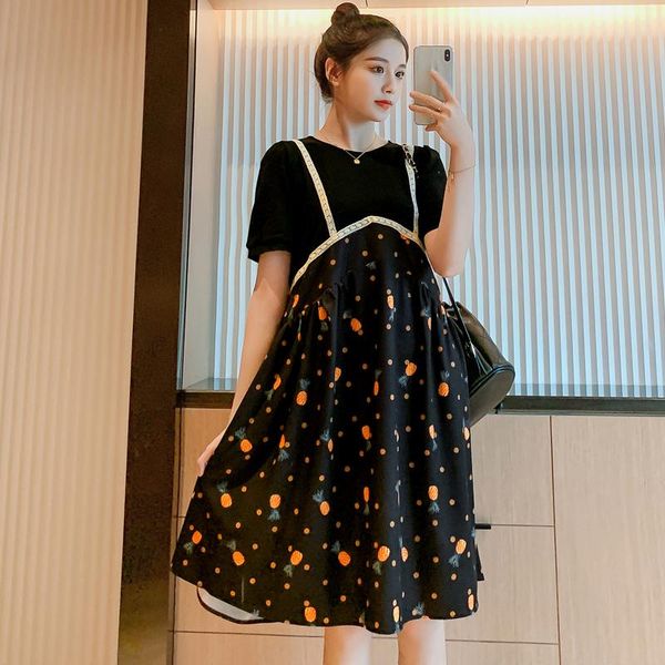 maternity dresses 2021 summer short-sleeved dress holiday design pregnant women loose chiffon fashion printing pregnancy, White
maternity dresses 2021 summer short-sleeved dress holiday design pregnant women loose chiffon fashion printing pregnancy, White