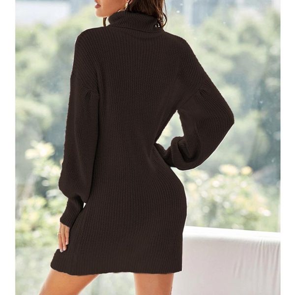 casual dresses women sweater dress lady solid color long sleeve high neck hedging waist elastic street midi s//l, Black;gray
casual dresses women sweater dress lady solid color long sleeve high neck hedging waist elastic street midi s//l, Black;gray