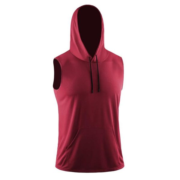 men's t-shirts seeveless hooded breathable mesh fitness vest quick dry sports training casual, White;black
men's t-shirts seeveless hooded breathable mesh fitness vest quick dry sports training casual, White;black