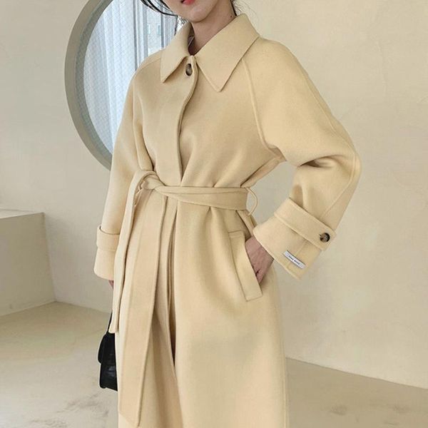 women's trench coats french retro single breasted lace up waist solid turn down collar office lady casual long coat for women u870, Tan;black
women's trench coats french retro single breasted lace up waist solid turn down collar office lady casual long coat for women u870, Tan;black