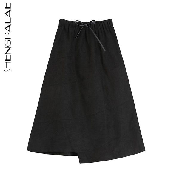 shengpalae minimalist irregular high waist skirt women's spring 2021 new high waist lace up slim a-line above knee skirt 5b441, Black
shengpalae minimalist irregular high waist skirt women's spring 2021 new high waist lace up slim a-line above knee skirt 5b441, Black
