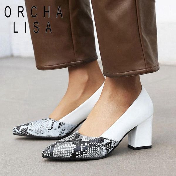 dress shoes orcha lisa 2021 women pumps round toe 7cm block heels slip-on patchwork snake-skin stylish big size 32-48 casual a3872, Black
dress shoes orcha lisa 2021 women pumps round toe 7cm block heels slip-on patchwork snake-skin stylish big size 32-48 casual a3872, Black