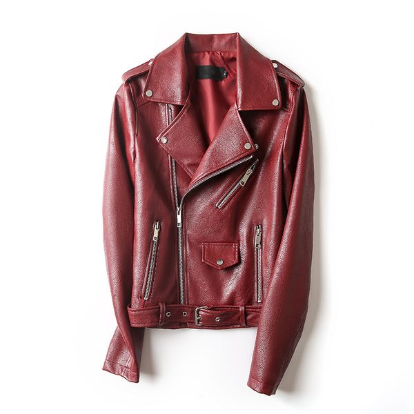 2021 new spring women short pu jacket with belt streetwear turndown collar moto biker black faux leather coat outwear cwgj
2021 new spring women short pu jacket with belt streetwear turndown collar moto biker black faux leather coat outwear cwgj