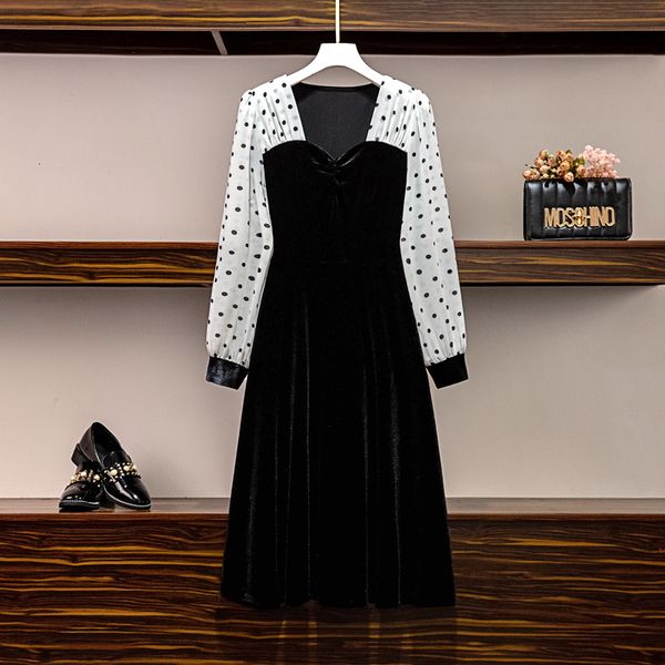 elegant woman vintage velvetdress chiffon polka dot long sleeve square turtleneck line party 2021 dress big d3ep, White
elegant woman vintage velvetdress chiffon polka dot long sleeve square turtleneck line party 2021 dress big d3ep, White