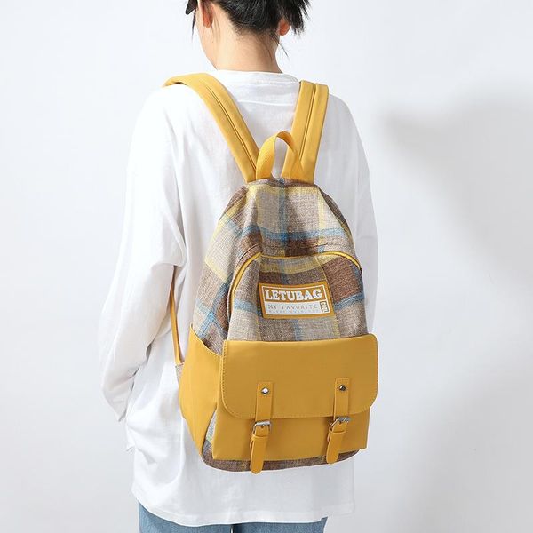 backpack ins wind schoolbag female high school student large wild retro lattice 14 inch computer bag
backpack ins wind schoolbag female high school student large wild retro lattice 14 inch computer bag