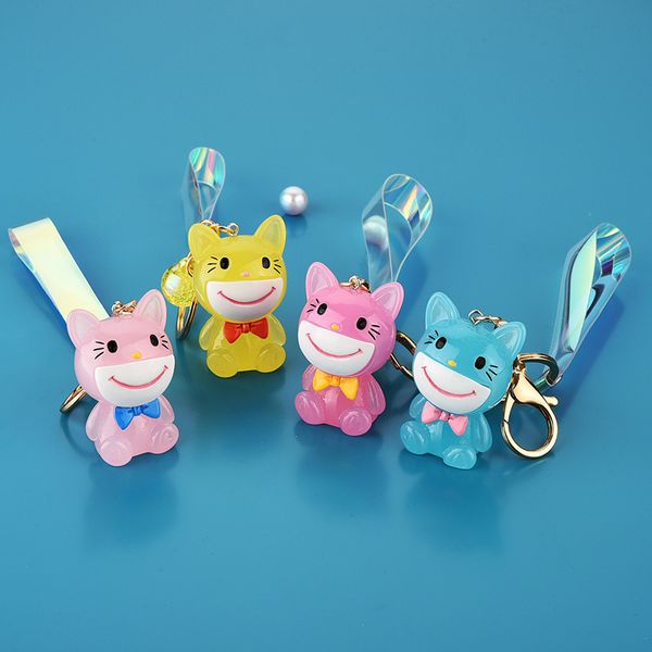 2021 fashion keychain new korean cat cartoon car resin keychain pendant creative backpack pendant, Slivery;golden
2021 fashion keychain new korean cat cartoon car resin keychain pendant creative backpack pendant, Slivery;golden