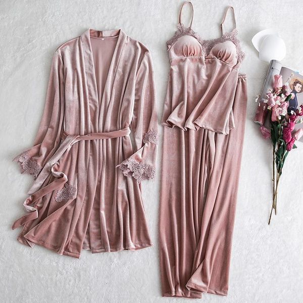 4pcs sleepwear sleep set womens velour nightwear spring v-neck lace pijamas softy sleepshirt with chest pads home pajamas suit, Black;red
4pcs sleepwear sleep set womens velour nightwear spring v-neck lace pijamas softy sleepshirt with chest pads home pajamas suit, Black;red